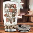 thumbnail image 5 of Tumbler 20 Oz With Lid And Straw, Day Mothers Women For Leopard Cheetah Print Funny Handle Mama Coffee Insulated Tumblers Mommy Mother Cups, Mom Gifts, Mom Bruh, 5 of 6