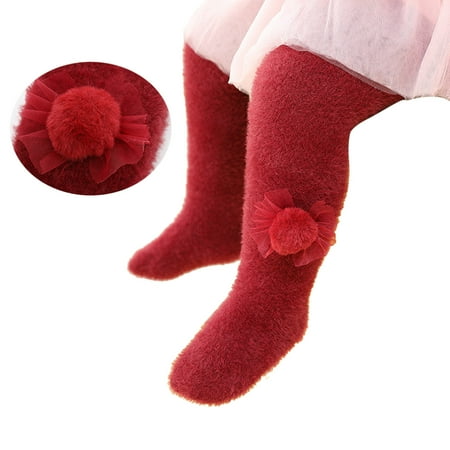 

Baby Girls Soft Warm Winter Tights Stocking Cotton Toddler Full Length Pants Tights Cute Plus Children Leggings Pantyhose