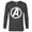 Charcoal Heather, variant on Marvel Avengers: Endgame Logo Heroes and Legends - Long Sleeve T-Shirt for Men - Customized-White
