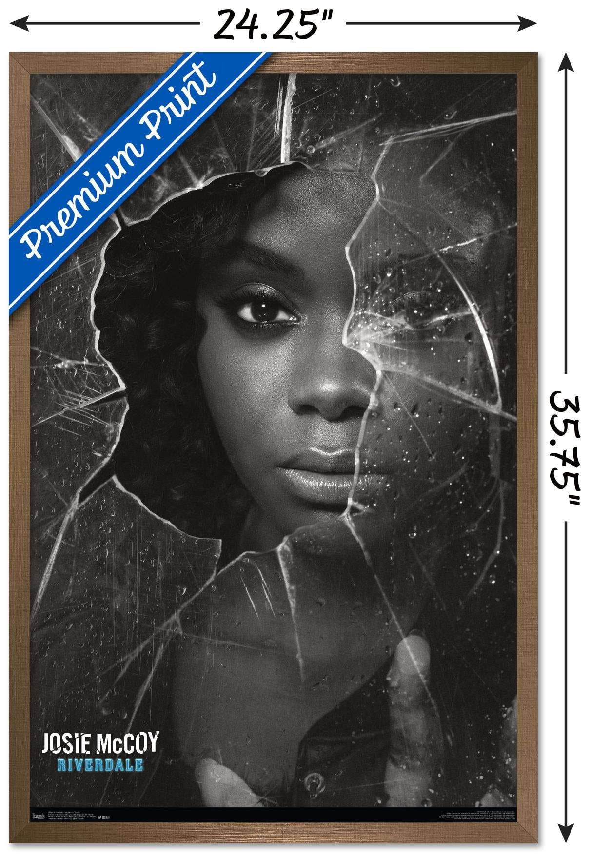 Riverdale - Shattered Josie Wall Poster, 22.375" x 34", Framed