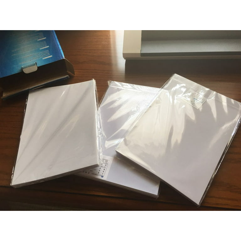 Golden/Silver/White PVC Card Making Material A4 Laminating Sheets