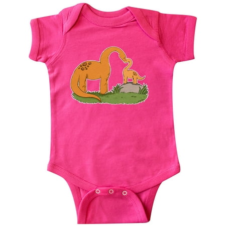 

Inktastic Cute Heart Brontosaurus Family Gift Baby Boy or Baby Girl Bodysuit