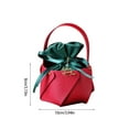 thumbnail image 3 of Nkmbld Christmas Gift Bags Bulk Christmas Bags Leather Tote Bucket Christmas Eve Velvet Gift Bags Christmas Fruit Candy Cloth Velvet Bags, 3 of 8
