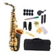 thumbnail image 4 of Saxofón alto en mi , clarinete con estuche de transporte, con almohadillas de saxofón, instrumento musical de latón para reuniones familiares, 4 of 6
