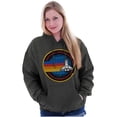thumbnail image 4 of Retro NASA Space Shuttle Rainbow Hoodie Sweatshirt Women Men Brisco Brands L, 4 of 6
