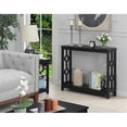 thumbnail image 2 of Pemberly Row Contemporary Ring Console Table in Black Wood Finish, 2 of 4
