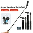 thumbnail image 2 of 360° Rotatable Selfie Stick Portable Extendable Invisible Pole Compatible For DJI ACTION 3/4/pocket3 Action Camera, 2 of 9