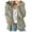 Grey, variant on Baberdicy Women's Hooded Plush Coat, Thick Fleece Winter Jacket, Snow Days & Outdoor Market , Thick Plush Hooded Coat, Winter Fuzzy Jacket, Warmth Layer Green L