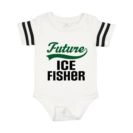 

Inktastic Fishing Future Ice Fisher Gift Baby Boy Bodysuit