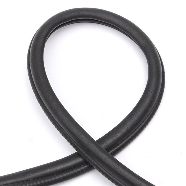 Car Door Pillar Edge Moulding Seal Strip – 3M Black Rubber & Steel Weather Strip, Self-Adhesive