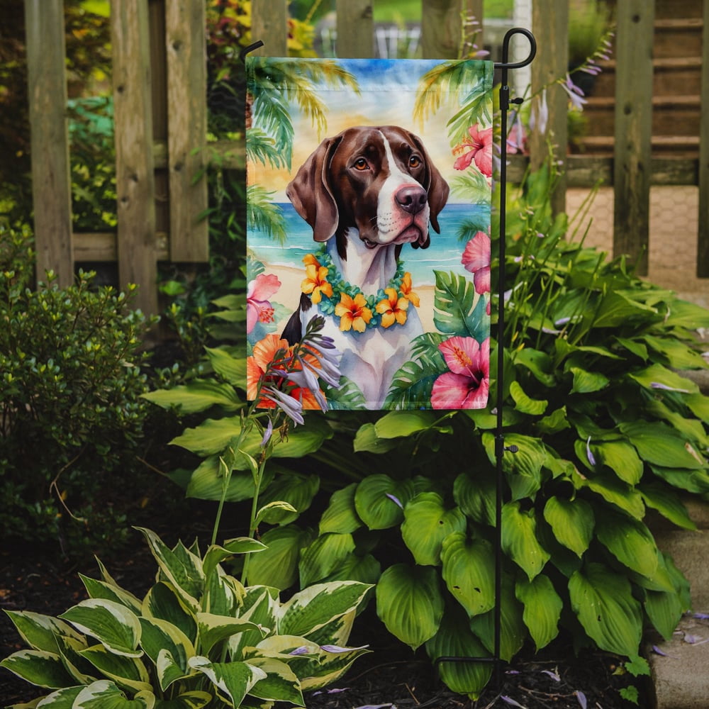 Pointer Luau Garden Flag 11.25 in x 15.5 in