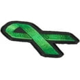 thumbnail image 2 of Green-Jade Awareness Ribbon Patch, Support Patches, 2 of 4