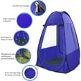 thumbnail image 5 of Pop Up Tent, Clear Outdoor Tents Sports Fishing, Rainproof and Windproof Beach Camping, Lightweight and Sturdy, Easy Set Up, UPF 50+ Portable Folding 39" x 64", 5 of 14