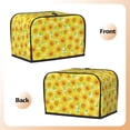 thumbnail image 3 of Daiia Sunflowers2 Pattern 2 slice Toaster Cover, Toaster Appliance Dust-proof Cover For Kitchen Small Appliance Dust Cover and Fingerprint Protection, 3 of 7