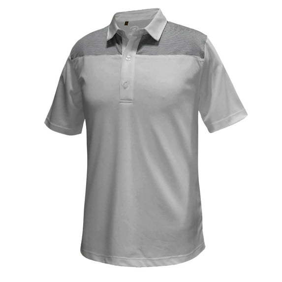 Monterey Club Men's Dry Swing Stripe ColorBlock Golf Polo Shirt #1142