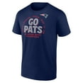 thumbnail image 2 of Men's Fanatics Navy New England Patriots Hometown Offensive Drive T-Shirt, 2 of 3