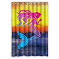 thumbnail image 1 of ABPHQTO Cortina de ducha de baño de sirena, anillos de ducha incluidos Cortina de ducha de poliéster impermeable 120x180 cm, 1 of 1