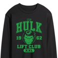 thumbnail image 3 of Marvel Hulk - Lift Club - Men's Long Sleeve Graphic T-Shirt, 3 of 5