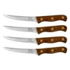 Chicago Cutlery Walnut Tradition 4-Piece Stainless Steel Steak Knife Set