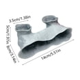 thumbnail image 4 of Tdxkok Aquarium Under Gravel Tunnel Decor Fish Shrimp Hideout Cave Shelter Slide Ornament Safe Aquatic Pet Habitat Reduce Stress Aquascape Supply, 4 of 6