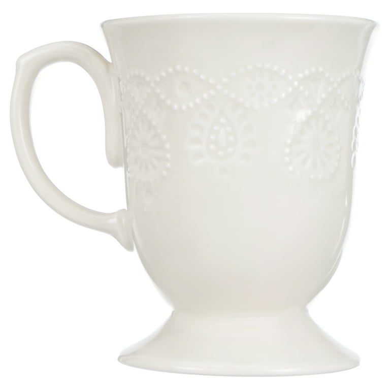Choice of Washing Cup with Monogrammed Towel — The Doily Lady