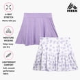 thumbnail image 5 of RBX Girls Skorts - 2 Pack Pleated Scooter Skort Tennis Golf Skirt with Bike Short Lining (7-16), 5 of 7