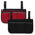 thumbnail image 1 of Shisuyan 2 Pcs Sac Latéral pour Fauteuil Roulant Accessoires Universels Pochette Accoudoir de Fauteuil Roulant Rangement pour Fauteuils Roulants, 1 of 9