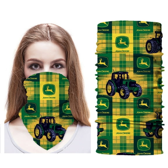 John Deere Tractor Women's Bandanas Multifunctional Full Tube Headwear Balaclava Headband Neck Gaiter