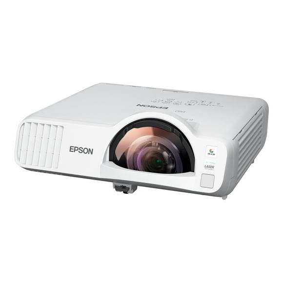 Epson PowerLite L200SX - 3LCD projector - 3600 lumens (white) - 3600 lumens (color) - XGA (1024 x 768) - 4:3 - short-throw fixed lens - 802.11a/b/g/n/ac wireless / LAN/ Miracast