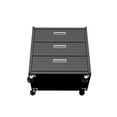 thumbnail image 6 of Fortress Textured Metal 31.5" Garage Mobile Chest with 3 Full Extension Drawers y, 6 of 10