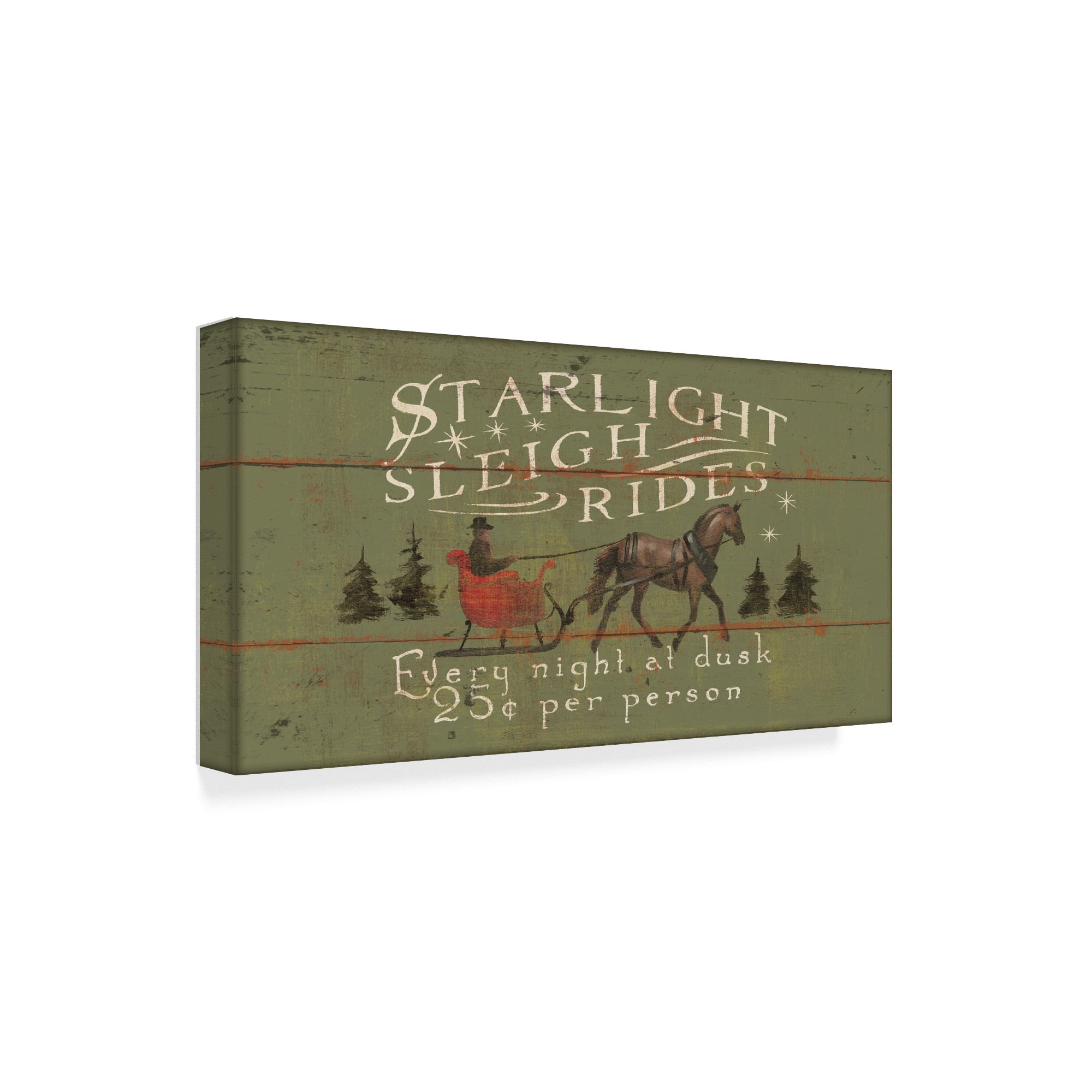 Trademark Fine Art 'Holiday Signs II Panel' Canvas Art by Wellington Studio
