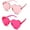 Light Pink & Hot Pink, variant on Pink Heart Sunglasses for Women, 2 Pack for Valentines or Festivals