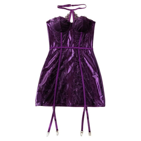 Women Babydoll Nightgown Babydoll Dress For Women Purple Dresses For Women Sexy Lace Dress Bridal Lingerie For Women