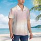 thumbnail image 3 of Fotbe Glitter Light Pearl Camisa Hawaiana para Hombre Unisex – Camisa Casual de Verano con Botones de Manga Corta de Algodón y Lino,Small, 3 of 7