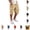 Beige, variant on Mfakffe Cargo Shorts for Men Casual Lightweight Cotton Shorts Summer Classic Knee Length Short Pants Elastic Waist Wide Leg Trousers