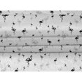 thumbnail image 4 of oneOone Velvet White Fabric Flamingo Sewing Craft Projects Fabric Prints By Yard 58 Inch Wide, 4 of 5