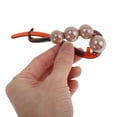 thumbnail image 4 of Unique Bargains 1 Pc Fashion 4 Beads Hair Clips for Home Dark Coffee Color, 4 of 5