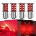 thumbnail image 2 of 4 PCS Car 1157 LED Brake Light Bulb, Double Contact BAY15D Running Water 4014-30SMD Plug and Play Light Bulb Replacement (WHITE), 2 of 7