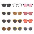 thumbnail image 3 of Polygonal Square Sunglasses Women Plastic Frame Anti-UV Goggles HD Eye Protection Glasses, 3 of 5
