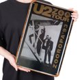 thumbnail image 2 of Placa Metal Vintage U2 Pintura Hierro Rectangular Arte Pared Bar Del 30x40cm, 2 of 9