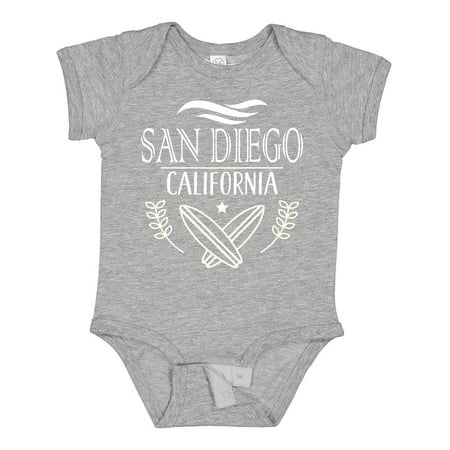 

Inktastic San Diego California Cute Surfing Gift Baby Boy or Baby Girl Bodysuit