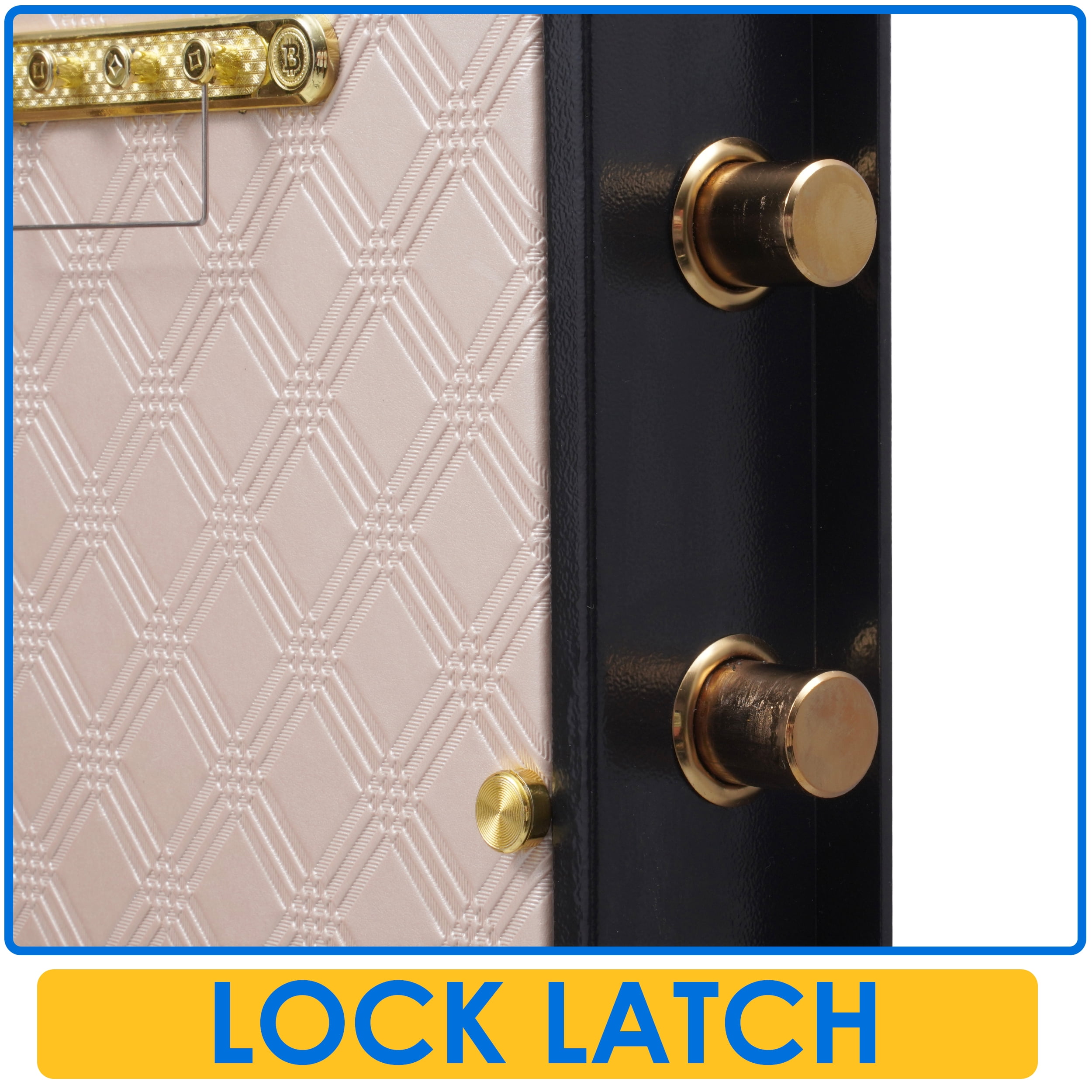 SRWTRCHRY 5.0 Cubic Home Safes,with Interior Safe Lock Box, Fire-Resistant and Water-Resistant Safe Bag, Dual Key System Safety Box with Code, Wall-Mount Large Safes, Floor Safes