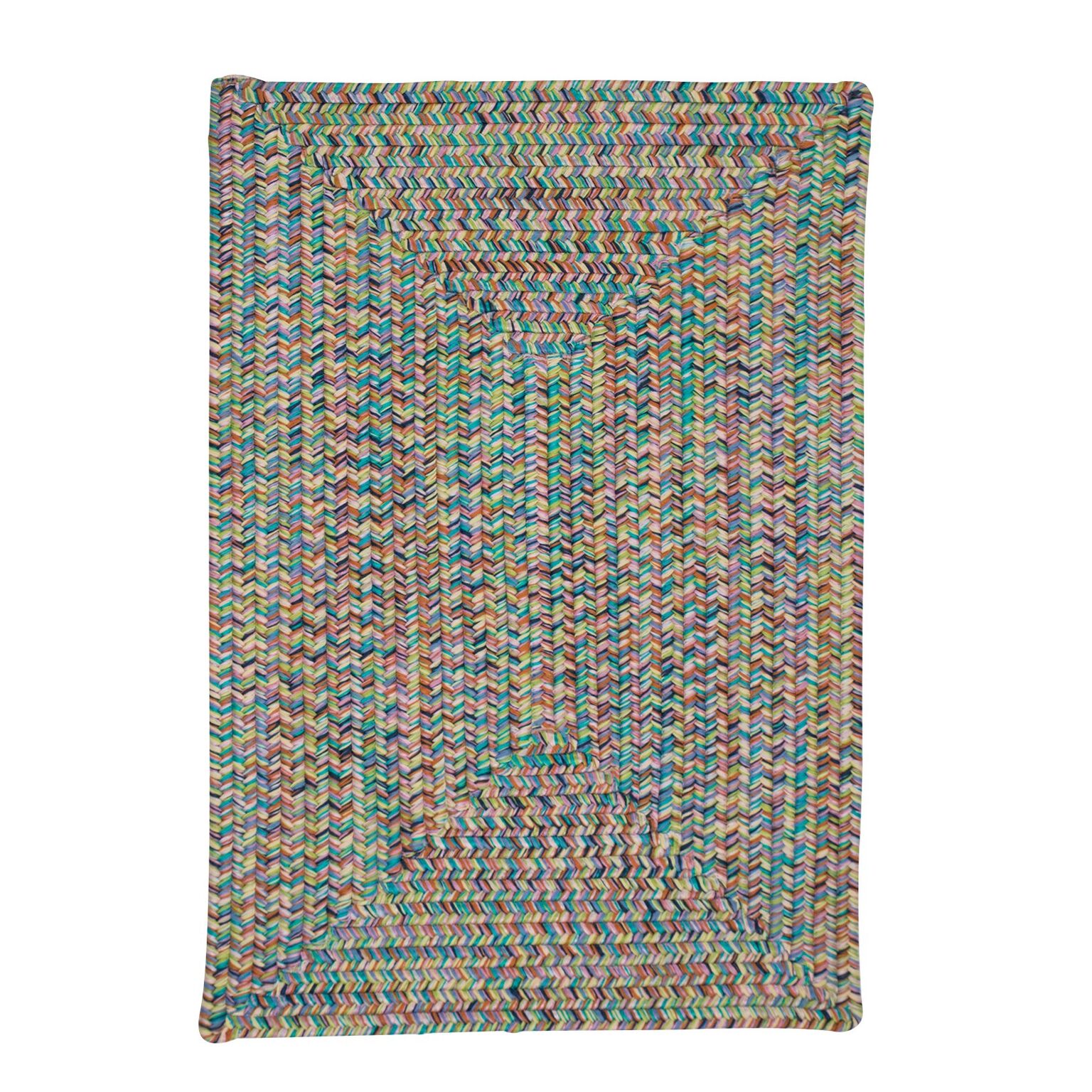 7' x 9' Handmade Braided Rectangular Area Throw Rug