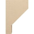 thumbnail image 3 of 12"W x 24"D x 36"H Classic Clemmons Rough Cedar Woodgrain TimberThane Corbel, Primed Tan, 3 of 6