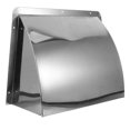 thumbnail image 1 of HLONK Outdoor Vent Cover For Range Hood Exhaust Pipe Stainless Steel Construction Rainproof Outlet Cap For Kitchen Hood Ducting, 1 of 8