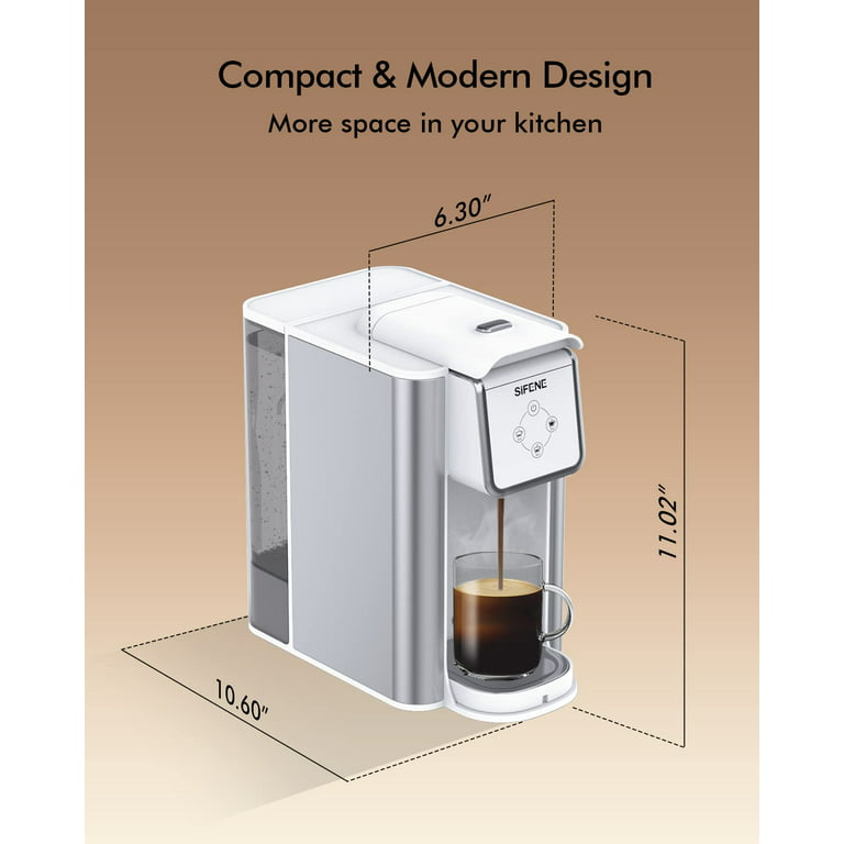 1pc European Standard 750w Coffee Machine, Compact Single Serve