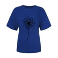 thumbnail image 4 of CALAFEBILA Women T-Shirt Summer Comfortable Mother's Day Hiking Printed Loose Fit Plus Size Tops for Women, 4 of 8