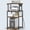 Brown, variant on Norcho 4 Tier Printer Stand with Power Outlets, Rolling Storage Cart, White