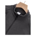 thumbnail image 4 of Men's Soft Polar Fleece Jacket with Pockets Lightweight Outdoor Recreation Full Zip Coat Long Sleeve Stand Collar Jacket, 4 of 6