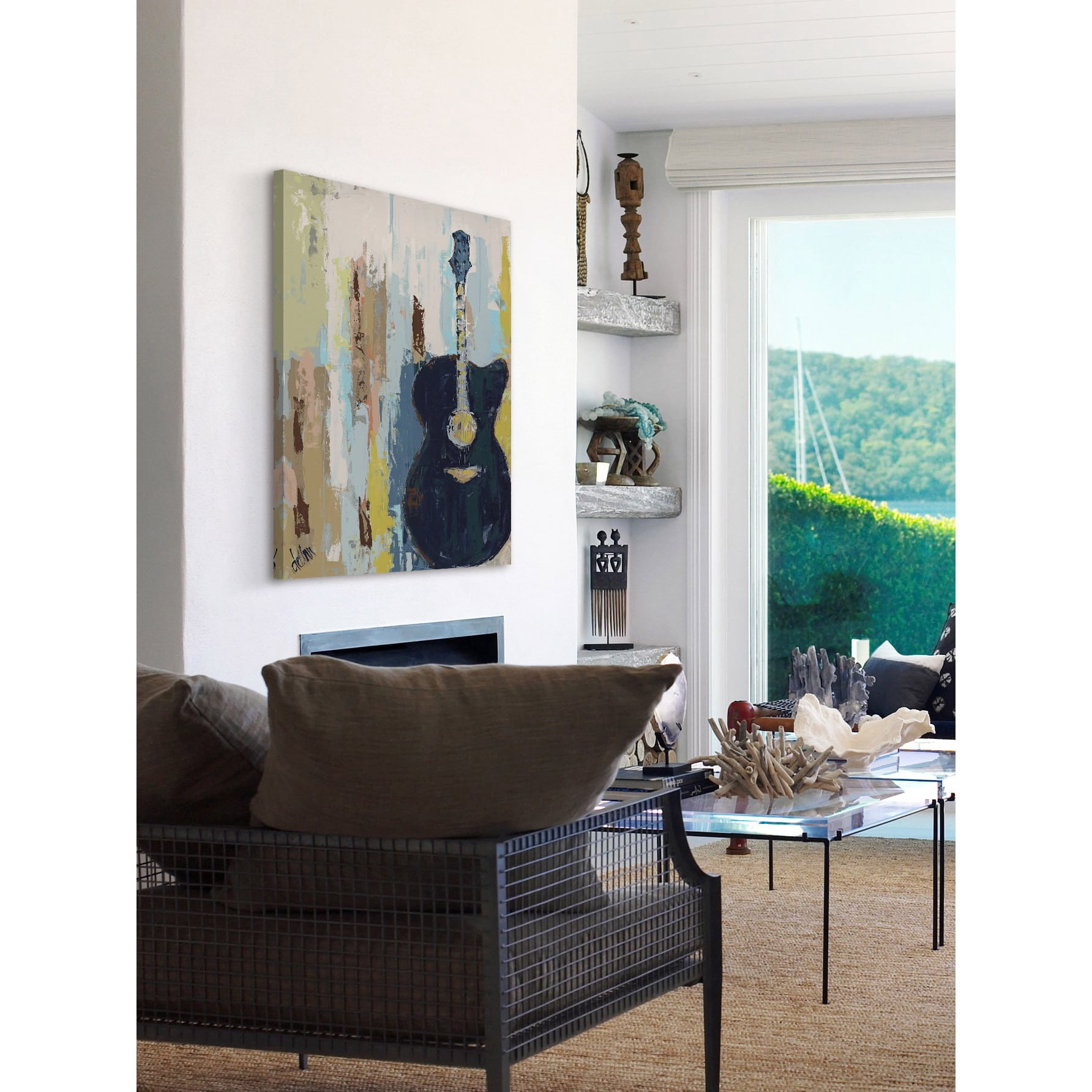 Marmont Hill "Bluebird Cafe II" Painting Print on Wrapped Canvas